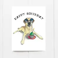 Cupcake Lab Birthday Card