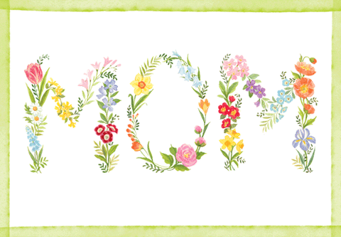 Floral Mom - Mother's Day Card