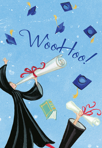 Woohoo Grad - Graduation Card