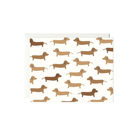 Dachshunds Boxed Set Of 6 Cards