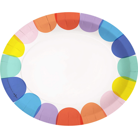 Color Play XLarge Oval Plate