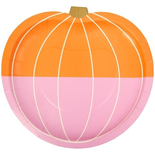 Halloween Pumpkins Kailo Chic Lunch Plates | 8 Ct