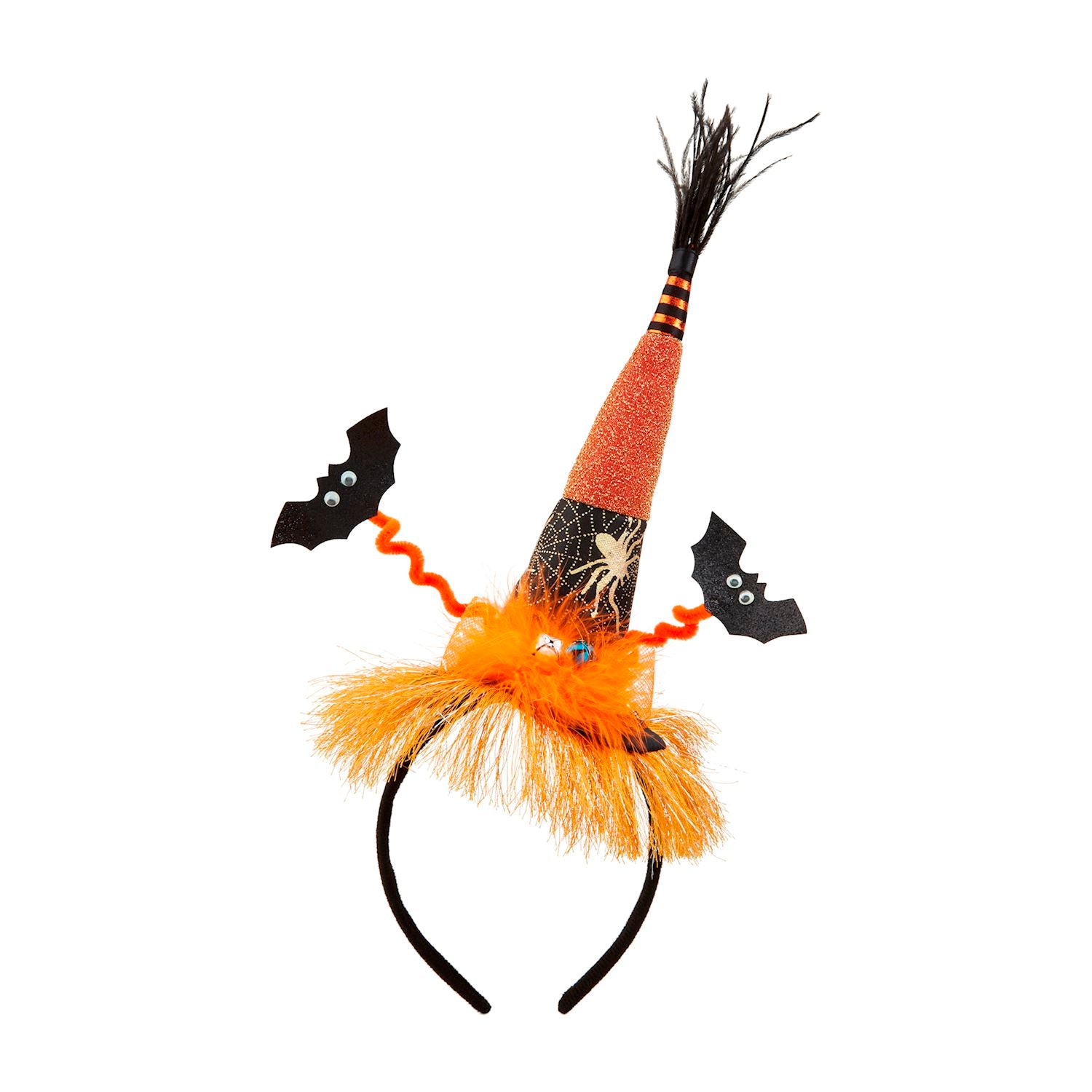 Witch Hat With Bats Light Headband