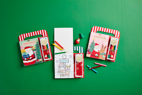 Christmas Pink Coloring Book Sets