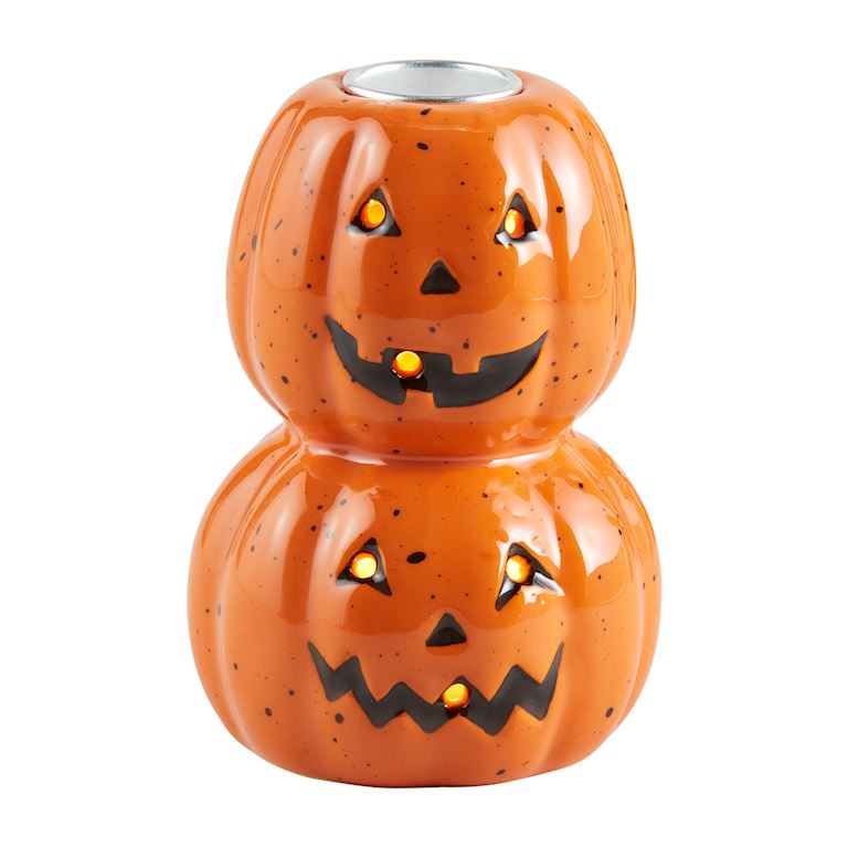 LED Pumpkin Taper Holder