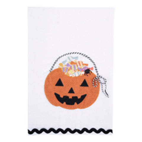 Tea Towel - Candy Pumpkin Pail