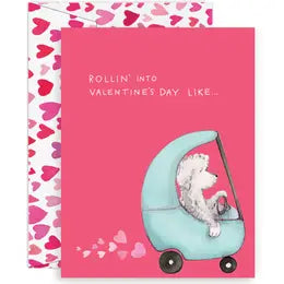 Rollin' | Valentine's Day Kids Classroom Cards Set