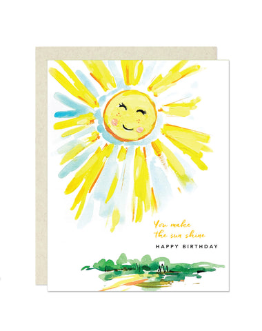 You Make The Sun Shine Card