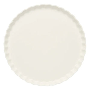 Eco Pleated Dinner Plate White/8Pk