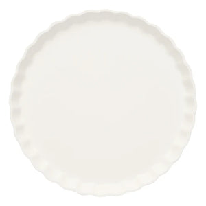 Eco Pleated Salad Plate White/8Pk