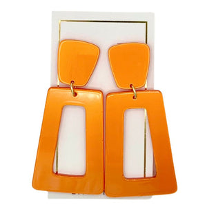 Kennedy - Metallic Orange Earrings