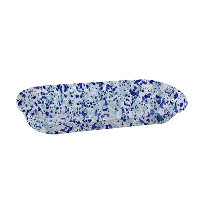 Ocean Swirl Oval Basket