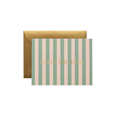 Card - Cabana Stripe Birthday