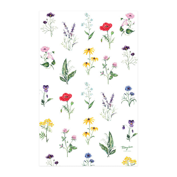 Wild Flowers Kitchen Towel