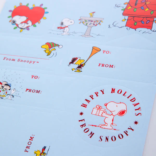 Gift Labels -  Peanuts Holiday