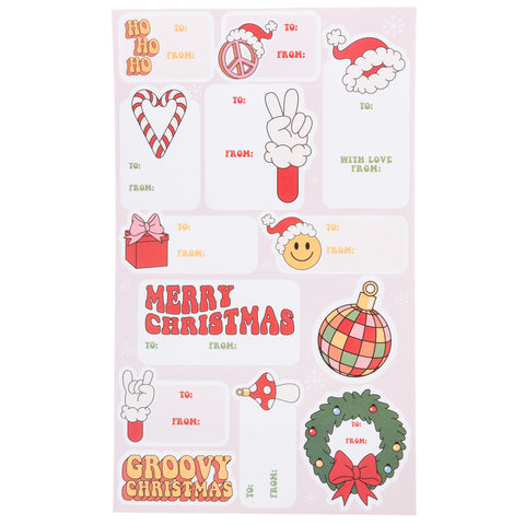 Gift Labels -  Groovy Christmas