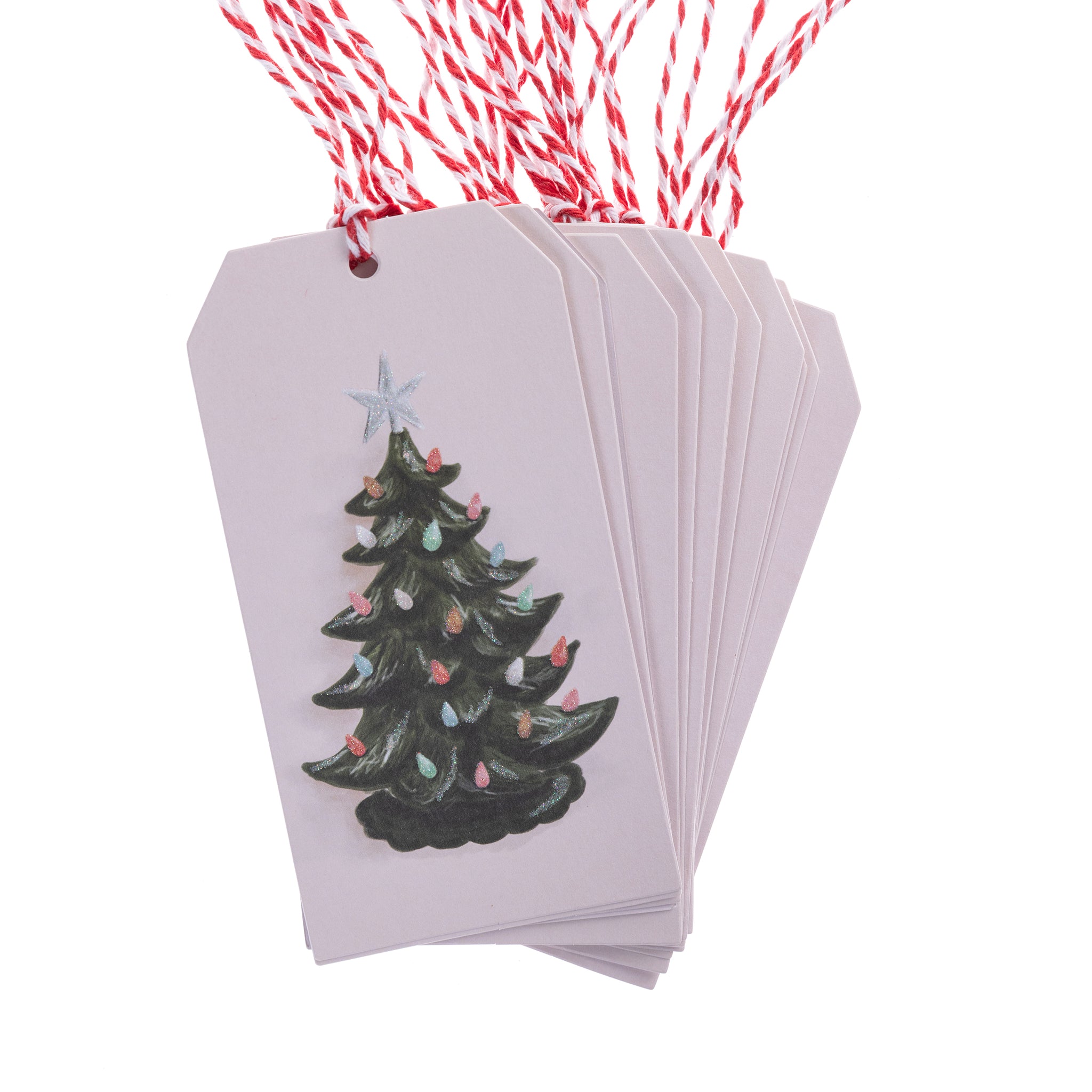 Gift Tags - Ceramic Tree Single Holiday