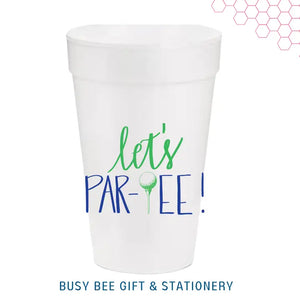 Foam Cups - Let's Partee Golf - 10 CT