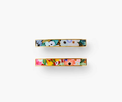 Garden Party Set of 2 Enamel Hair Clips