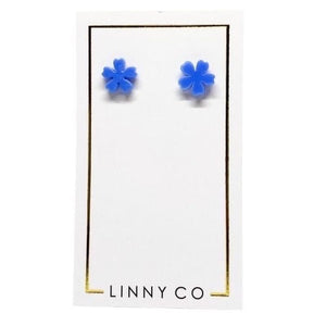 Mini Olivia - Cornflower Blue Earrings