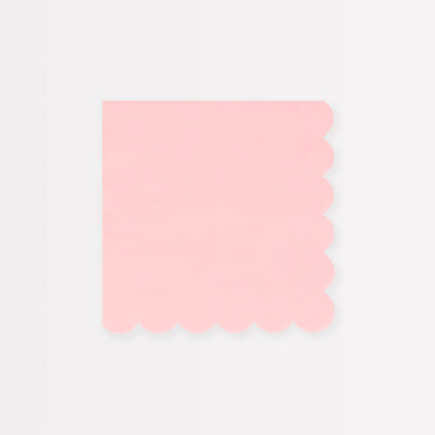 Cotton Candy Pink Small Napkins | 16 ct