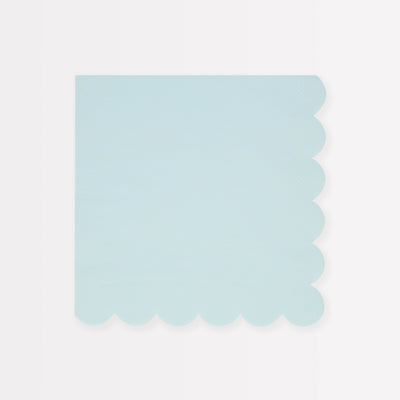 Summer Sky Blue Large Napkins | 16 ct