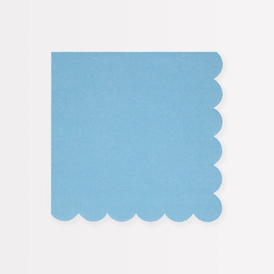 Large Napkins - Cornflower Blue