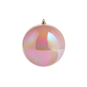 6" Iridescent Pink Ball Ornament