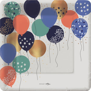 Dinner Plate Shape - Cool Balloons 8ct