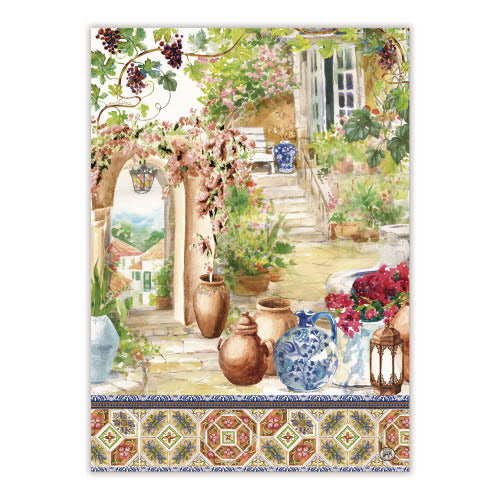 Tuscan Terrace Kitchen Towel