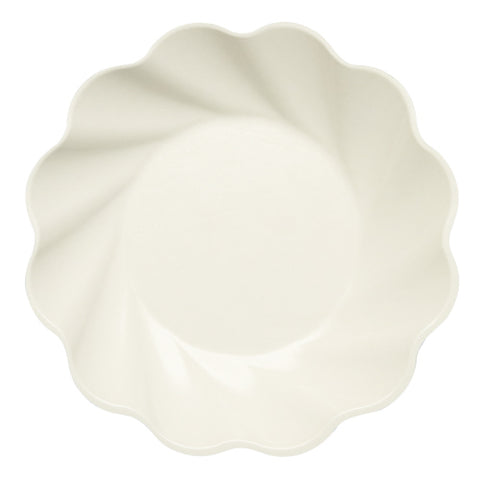 Eco Dinner Plate Cream/8Pk