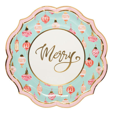 Dinner Plate Jolly Holiday/8pkg