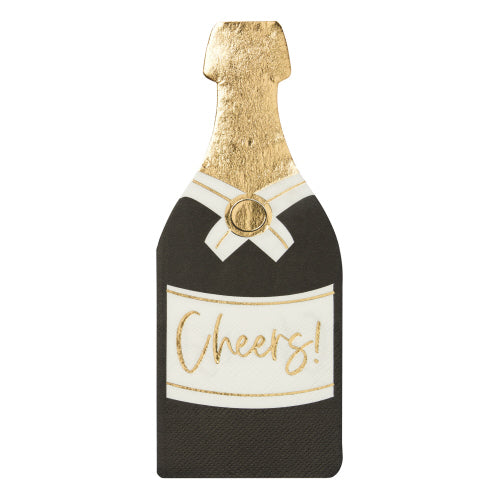 Champagne Bottle Guest Towel Celebrate Good Times/16pkg