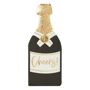 Champagne Bottle Guest Towel Celebrate Good Times/16pkg