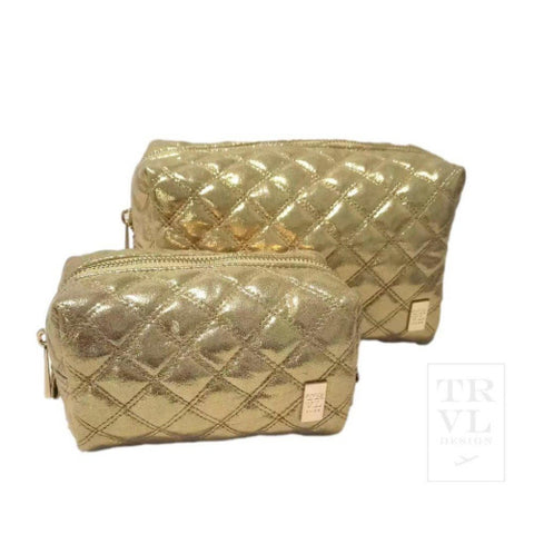 Luxe Duo Dome Quilt | Gold