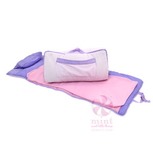 Nap Roll | Princess Pink + Purple Seersucker