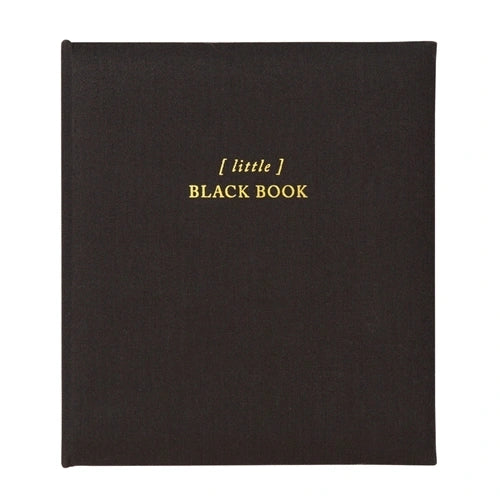 Refillable Address Book - Little Black Book