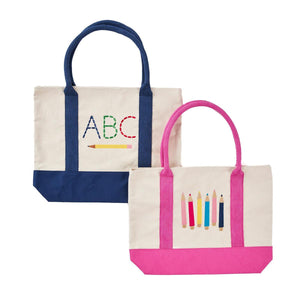 Blue School Tote Bag