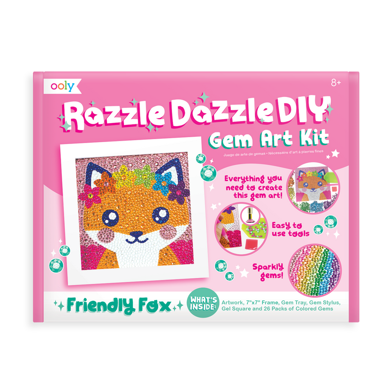 RAZZLE DAZZLE DYI GEMART KIT: FRIENDLY FOX