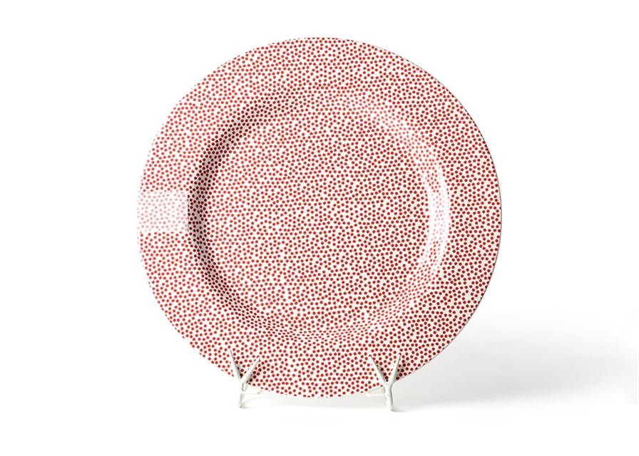 Big Entertaining Platter - Red Small Dot Happy Everything