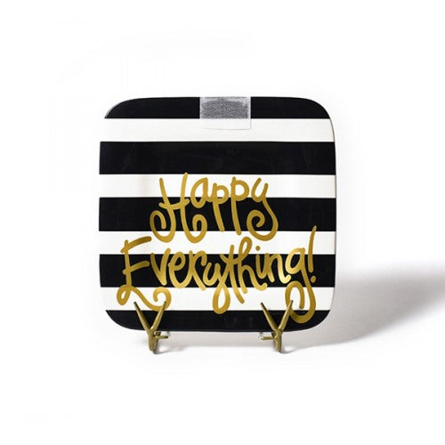 Mini Platter - Black Stripe Happy Everything