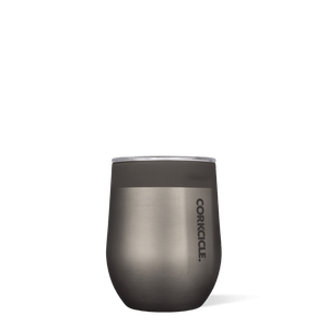 Corkcicle 12oz Stemless - Color Block Shadow Grey