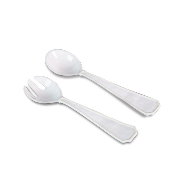 Vida Charleston Salad Servers Large (White)