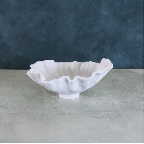 Vida Bloom Medium Bowl (White)