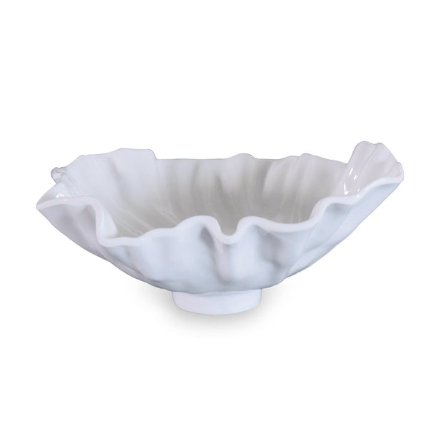 Vida Bloom Medium Bowl (White)