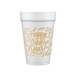 Foam Cups | Happy New Year
