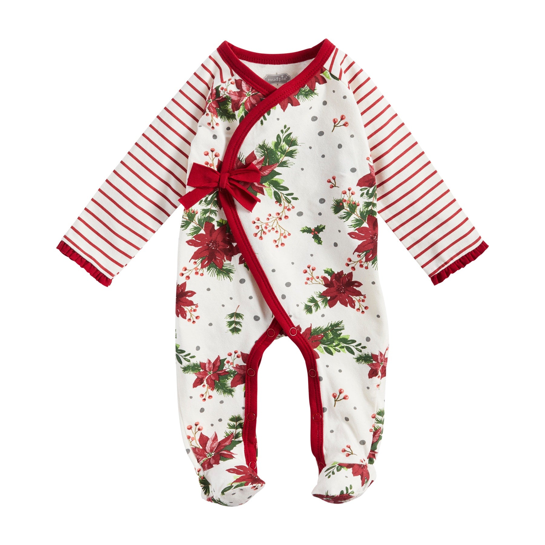 Poinsettia Bodysuit Sleeper