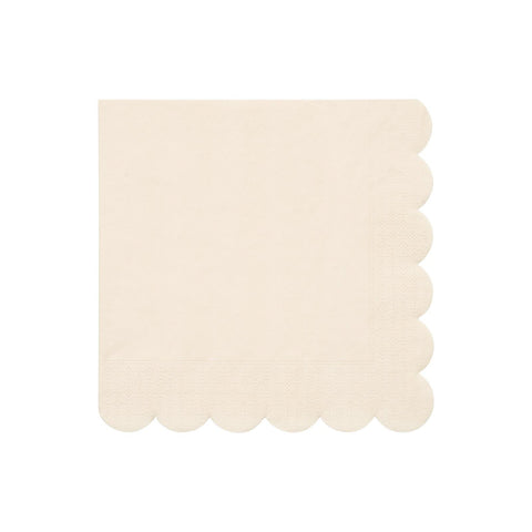 Cream Large Napkins | Set of 20