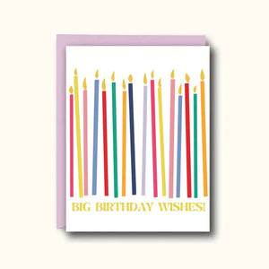 Big Birthday Wishes Greeting Card