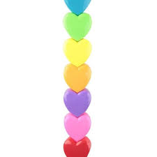 HEART STACKABLE MARKERS